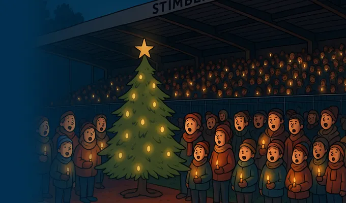 1. Weihnachtliches Stadionsingen im Vest 🎄