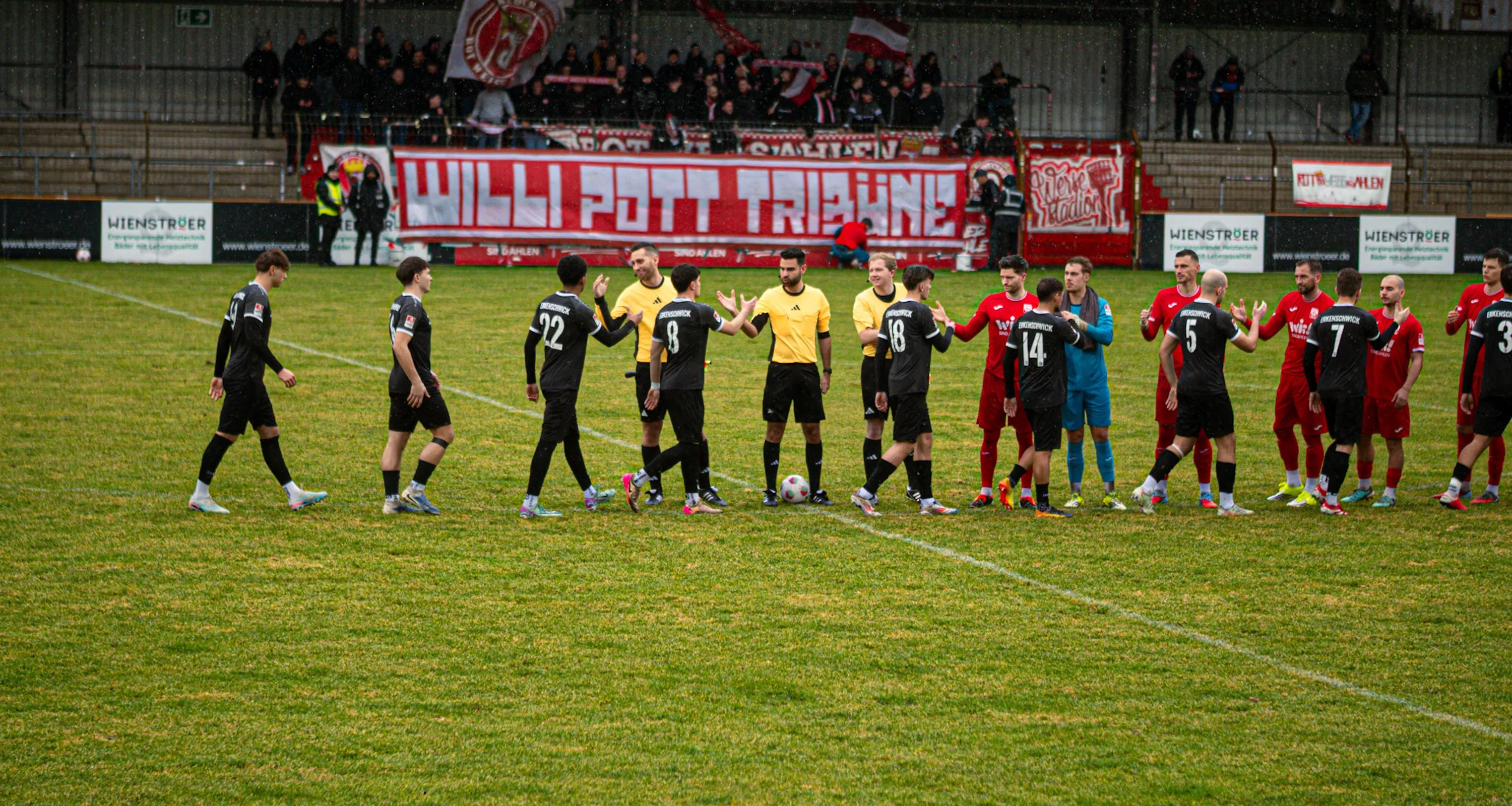 Bittere Niederlage im Regen von Ahlen
