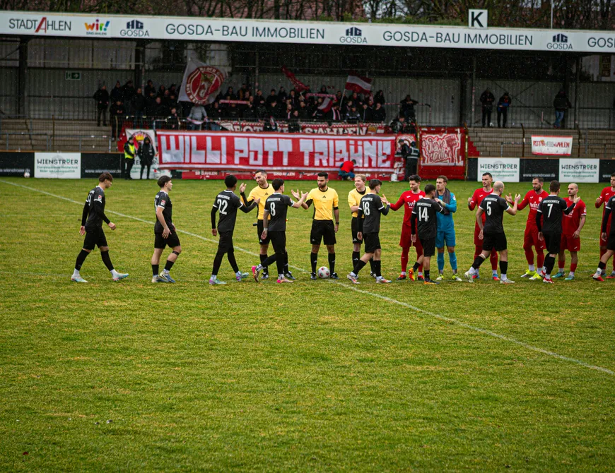 Bittere Niederlage im Regen von Ahlen