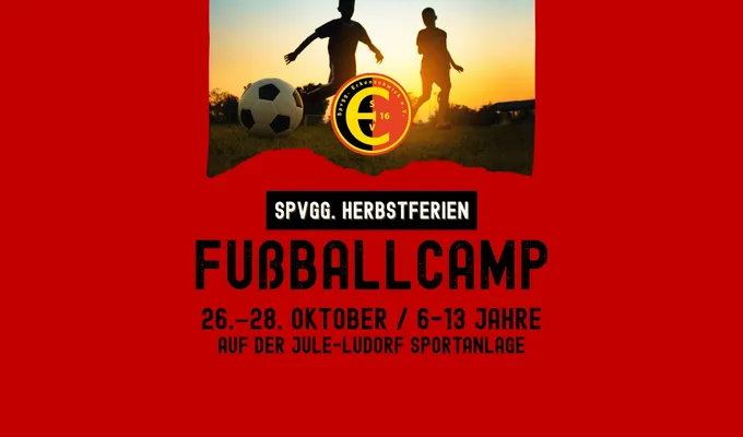 Fußball-Herbstcamp 2026 auf der Jule-Ludorf Sportanlage